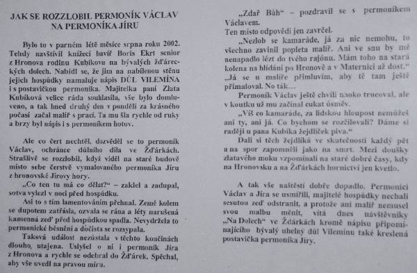 Jak se rozzlobil permonk Vclav na permonka Jru