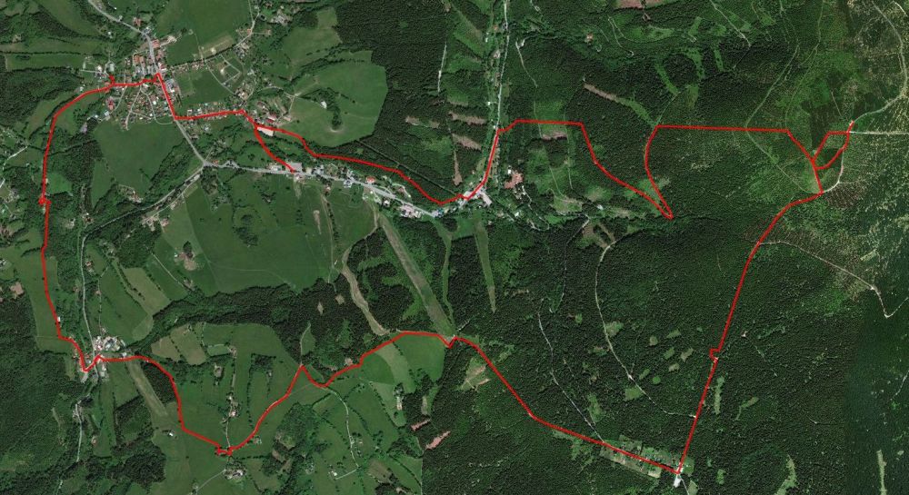 Po sezonie - trasa planowana (ArcGIS aerial)
